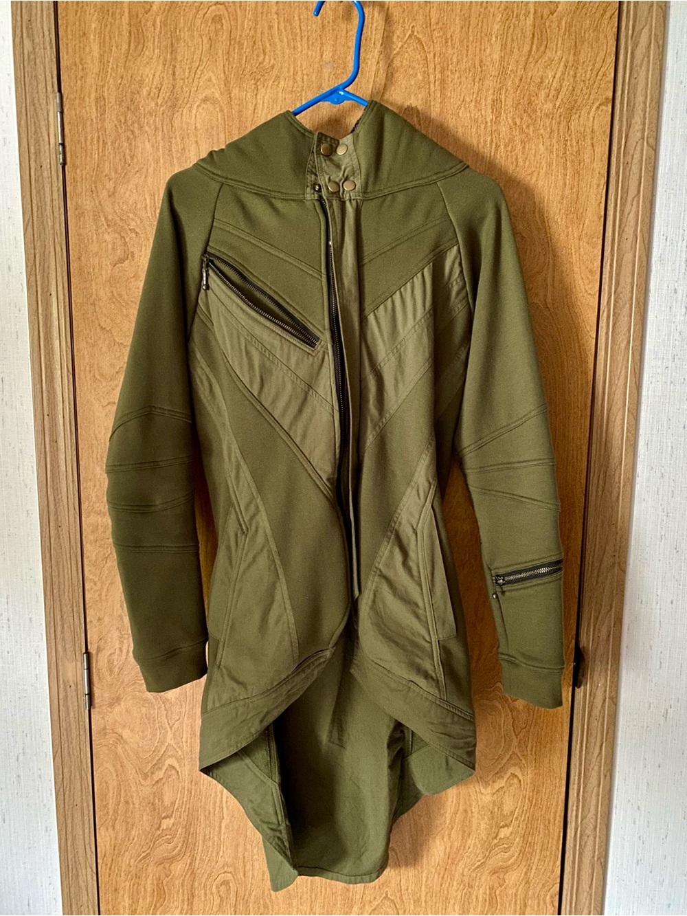 Hoody Jacket - Olive Green - Picture 6 of 13